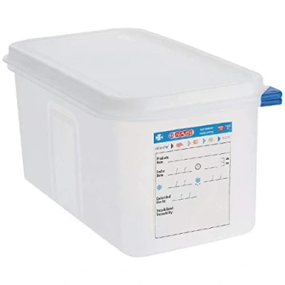 Abbildung von Araven Lebensmittelbehälter 6 l, 1/3 GN, H 150 x B 325 T 176 mm. Lieferumfang: 4.