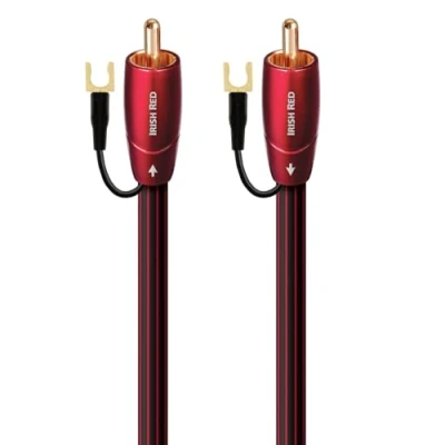 Abbildung von AudioQuest 8 m Irish Red RCA Audiokabel schwarz (RCA, RCA, m, Schwarz)