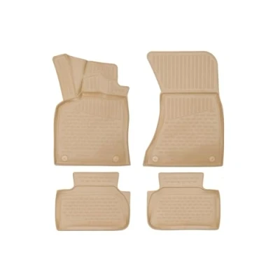 Abbildung von Element Passgenaue Premium 3D Gummimatten Fussmatten passend für Porsche Macan, 2014 &gt;, Europe, 4 TLG.(beige)