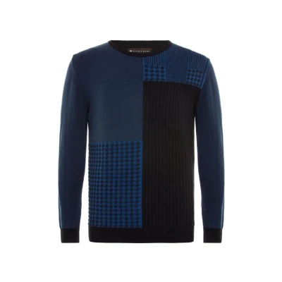 Abbildung von Cipo &amp; Baxx Strickpullover, Herren, Größe: Large, Navyblue