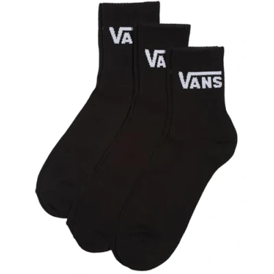 Abbildung von Vans Classic HALF CREW (6.510, 3PK) Socken, Damen, Größe: One Size, Black