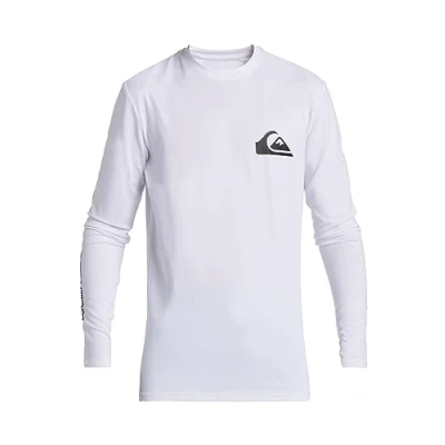 Abbildung von Quiksilver Everyday Surf Langärmliges T Shirt mit UPF 50 für Jungen 8 16 Weiß
