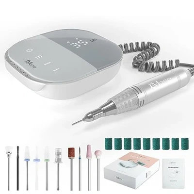 Abbildung von JCMaster Maniküre Pediküre Set, TouchPro+ Nagelfräser 35000Umin inkl.10 Bits