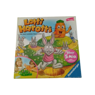 Abbildung von Ravensburger Lotti Karotti Brettspiel für Kinder ab 4 Jahren
