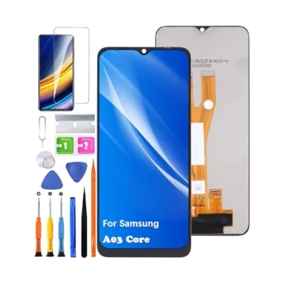 Abbildung von HLYGZX Ersatz Original Display für Samsung Galaxy A03 Core LCD Bildschirm, A032F A032M Bildschirm Touch Digitizer Assembly Reparaturteile Kit