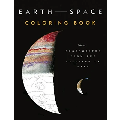Abbildung von Earth and Space Coloring Book: Featuring Photographs from the Archives of NASA (Adult Books, Gifts, Gifts for Men) (NASA x Chronicle Books)