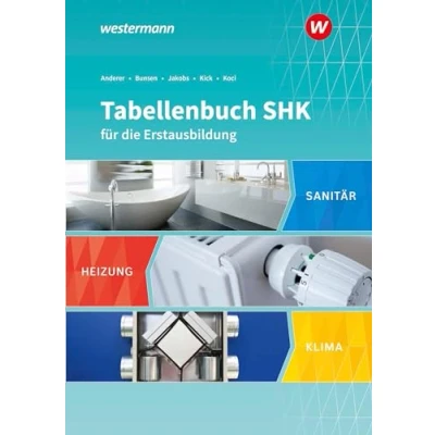 Abbildung von Tabellenbuch SHK für die Erstausbildung: