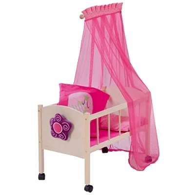 Abbildung von roba® Puppenbett Happy Fee, mit Himmel