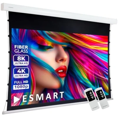 Abbildung von eSmart Expert XTS Tension Leinwand Grau 332 x 187 cm (150&quot;) 16:9