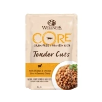 Abbildung von Wellness Core Zarte Stcke 85 g Katzenfutter Huhn&amp;Hhnerleber...