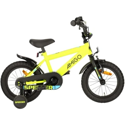 Abbildung von AMIGO Kinderfahrräder Jungen Speeder 14 Zoll 24 cm Rücktrittbremse