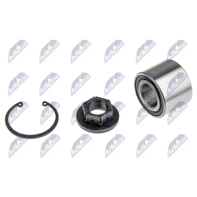 Abbildung von NTY KLT FR 024 Radlagersatz Hinterachse ohne Radnabe 53 FORD: FIESTA 5, Focus Mk1 Kombi, Schrägheck, MAZDA: 2 Hatchback