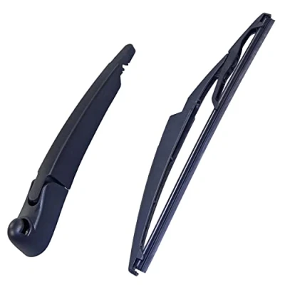 Abbildung von 1x Set (1x Wischerarm + Wischerblatt Abdeckkappe, Wischer) Heckwischerarm Arm Wischer Wischblatt Scheibenwischer Scheibenwischerblatt Heckwischer Heckwischerblatt Heckscheibenwischer
