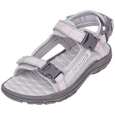 Abbildung von Kappa Rusheen Trekkingsandale für Kinder, Größe: 29, Light grey/rosé Schuhe
