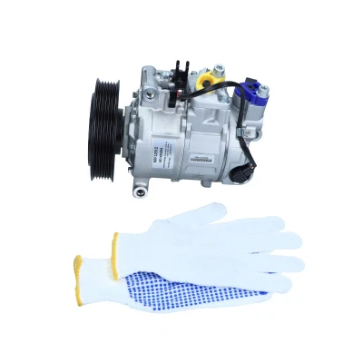 Abbildung von MAXGEAR AC330035 Kompressor 6SEU14C 12V PAG 46 R134a mit Kompressoröl, Dichtring AUDI: A6 C6 Avant, Limousine, A4 B8 Avant