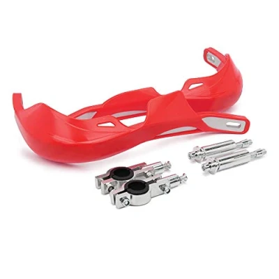 Abbildung von Motorrad Handschutz,Handguards Handprotektoren Universal für 22 mm 28 Lenker Sur Ron Dirt Bike MX Racing ATV Quad Rot