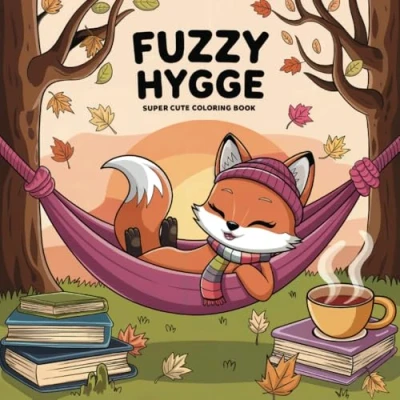 Abbildung von Fuzzy Hygge: Super Cute Coloring Book for Adults &amp; Teens