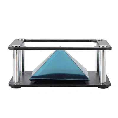 Abbildung von 3D Hologramm Projektor Pyramide, 3.5 6 Zoll Mobile Smartphone Hologram, Holographic Display Stands für jedes Smartphone(Zylinder)