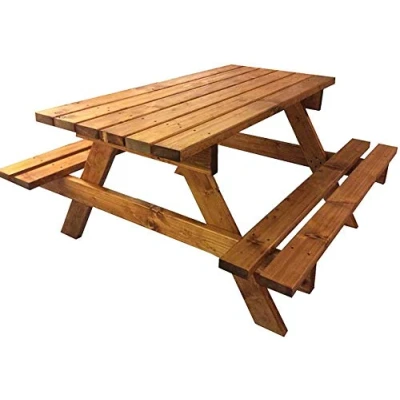 Abbildung von TOTAL WOOD 2012 Picknicktisch Bierbank 150 cm Picknickbank Bank Tisch Camping Gartenbank