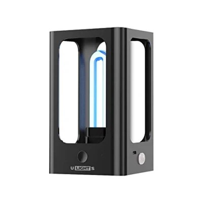 Abbildung von IconBIT U LIGHT S Mini UV Sterilisationslampe neutralisiert Viren und Bakterien, eingebauter Bewegungssensor, schwarz
