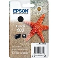 Abbildung von Epson 603 schwarz tintenpatrone 3.4 ml C13T03U14010 original