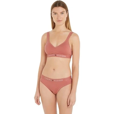 Abbildung von Tommy Hilfiger Damen Slip Unterwäsche, Rosa (Teaberry Blossom), SM