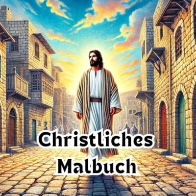 Abbildung von Christliches Malbuch: Malbuch für Kinder und Erwachsene, 50 Ausmalbilder mit Geschichten aus der Bibel (Christliche Malbücher)
