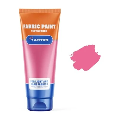 Abbildung von 7 Artists Textilfarbe Stoffmalfarben Stofffarben Textilfarbe, Acrylfarbe Waschfest 60 ml, Waschmaschinenfest Nach Fixierung