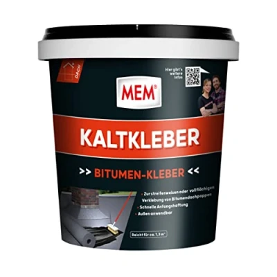 Abbildung von MEM Bauchemie Dichtstoff Bitumen Kaltkleber, 800g