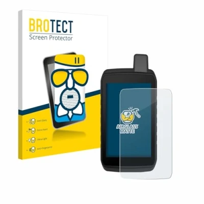 Abbildung von BROTECT Entspiegelungs Schutzglas für Garmin Montana 710 Schutz Folie Glas Matt [Extrem Kratzfest 9H, Anti Reflex, Fingerprint]