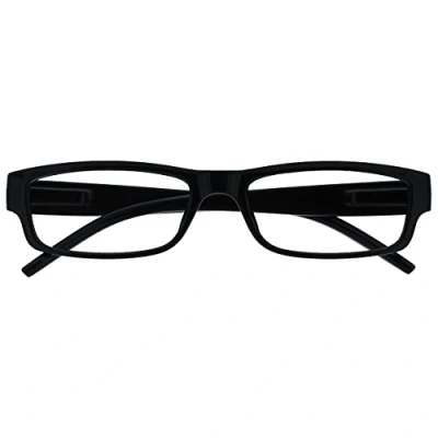 Abbildung von OPULIZE Unisex Ace Reading Glasses, Schwarz, +3,00 Dioptrien