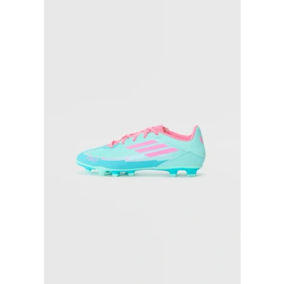 Abbildung von adidas Performance Messi F50 CLUB Fußballschuhe Naturrasen, Herren, Größe: 44 2/3, Flash aqua/lucid pink/lucid cyan Schuhe