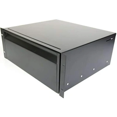 Abbildung von Adam Hall PROFI 4 HE ERGO 19&quot; Aluminium Rackschublade ALU 874E04A Rack Schublade (4 Rackschublade)