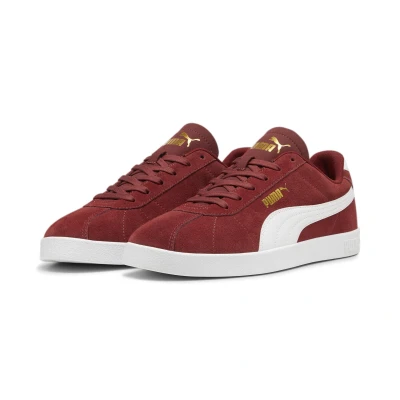 Abbildung von PUMA Club II Suede Sneakers Erwachsene Intense Red White Gold