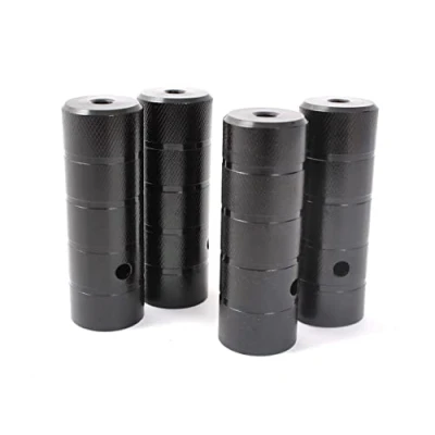 Abbildung von BMX PEGS 2 PAAR SCHWARZ STAHL 10/14MM KHEBIKES