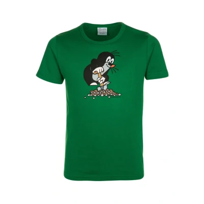Abbildung von Logoshirt Maulwurf DER Kleine Tshirt print für Kinder, Größe: 122/134, Grün