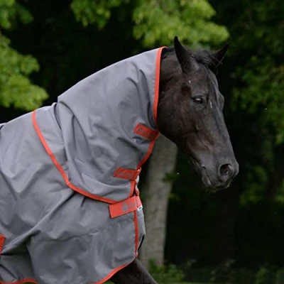 Abbildung von Bucas Halsstück Irish Turnout Combi Neck Grey/Red M