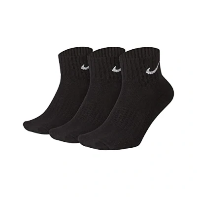 Abbildung von Nike Socken Herren Damen 6 Paar One Quater Socks Kurze Socke Knöchelhoch Weiß Schwarz Gemischt (weiss grau schwarz) Größe 34 36 38 40 42 44 46 48 50, Farbe:weiß weiß/grau/schwarz, Größe:34