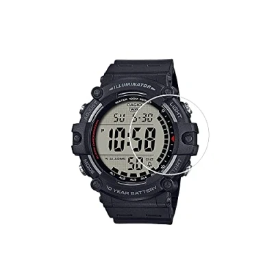 Abbildung von Schutzfolie Kompatibel mit CASIO AE 1500WH 1500,[9H Härte] [Anti Kratzer] Fingerabdruck ] gehärtetes Glas Display kristallklar [2 Stück]