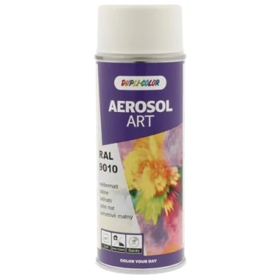 Abbildung von Dupli Color 655821 AEROSOL ART RAL 9010 reinweiß seidenmatt 400 ml
