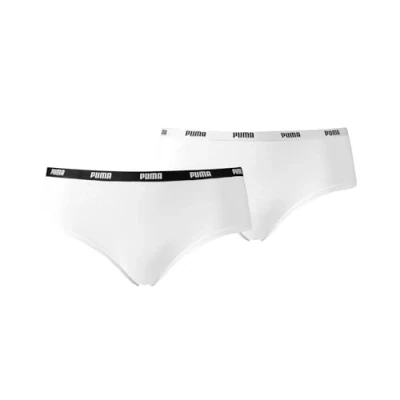 Abbildung von Puma Damen Hipster Höschen, White/White, XL (2er Pack)