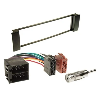 Abbildung von 1 Din Radio Einbauset Blende Radioanschlusskabel Antennenadapter für Seat Leon 1M 2000 2006