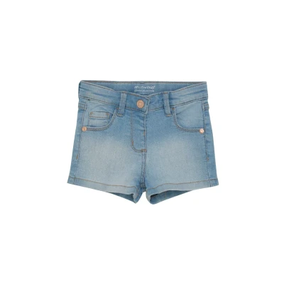 Abbildung von Minymo Power Stretch Jeans Shorts für Kinder, Größe: 134, Light dusty blue