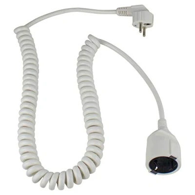 Abbildung von AS Schwabe 70412 Strom Verlängerungskabel 16 A Weiß 2.50 m H05VV F 3G Verlängerungskabel, (2.50 cm)