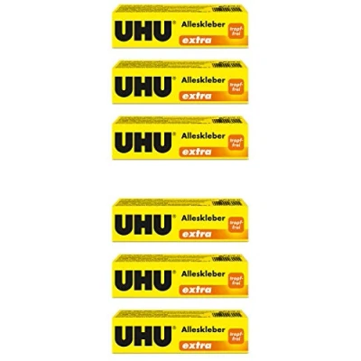 Abbildung von UHU 1646015 extra Alleskleber (6 Stück)