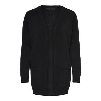 Abbildung von ONLY Petite Onllesly OPEN Cardigan Strickjacke, Damen, Größe: XS, Black