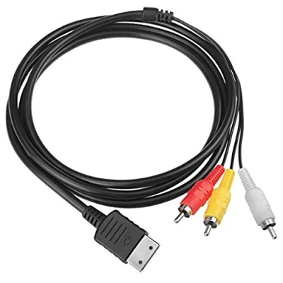 Abbildung von RUITROLIKER 6ft 3RCA Audio Video AV Composite Kabel für Dreamcast DC
