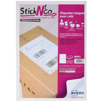 Abbildung von Etikett Label Avery Stick &amp; G.