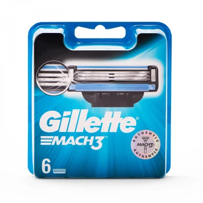 Abbildung von Gillette Mach3 Men&#039;s Razor Blade 6 St.