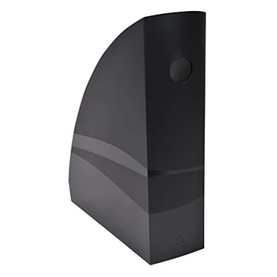 Abbildung von Exacompta 182014D Packung (mit 6 Stehsammler MAG CUBE, 266x82x305 mm, für DIN A4+, robust und praktisch) Stück schwarz